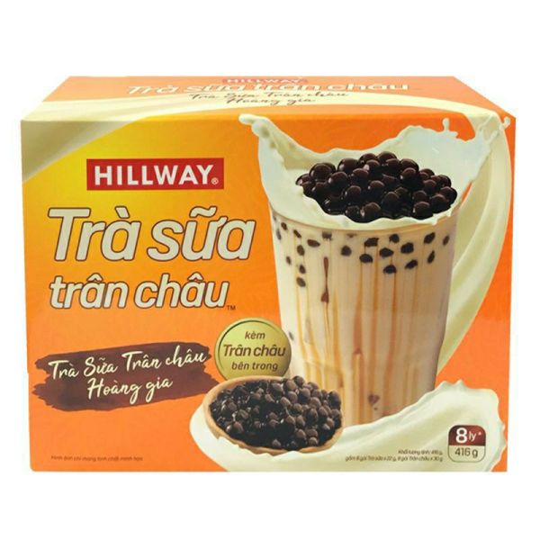 Trà sữa trân châu Hillway 16 gói trà sữa+ trân châu