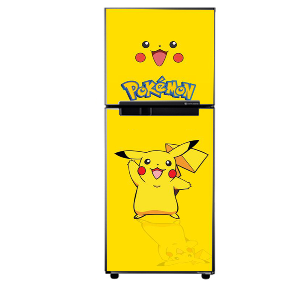 [HCM]Decal trang trí tủ lạnh mẫu Pikachu chất liệu cao cấp