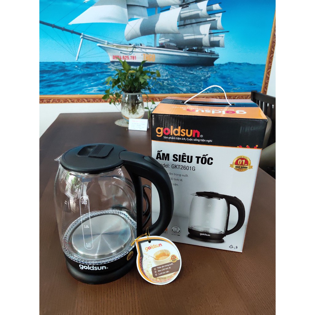 BÌNH ĐUN SIÊU TỐC GOLDSUN GKT2601G 1,8L