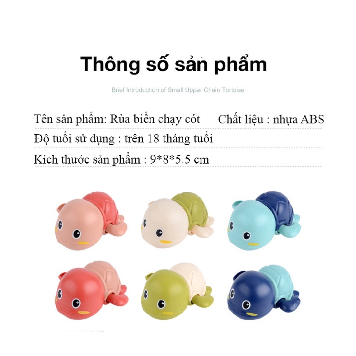 Đồ Chơi Rùa Bơi Trong Nước Chạy Cót