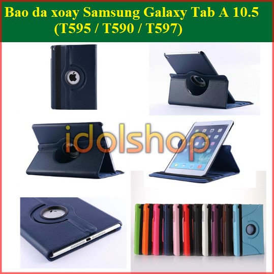 Bao da xoay cho samsung galaxy tab a 10.5 t595 , t590 , t597