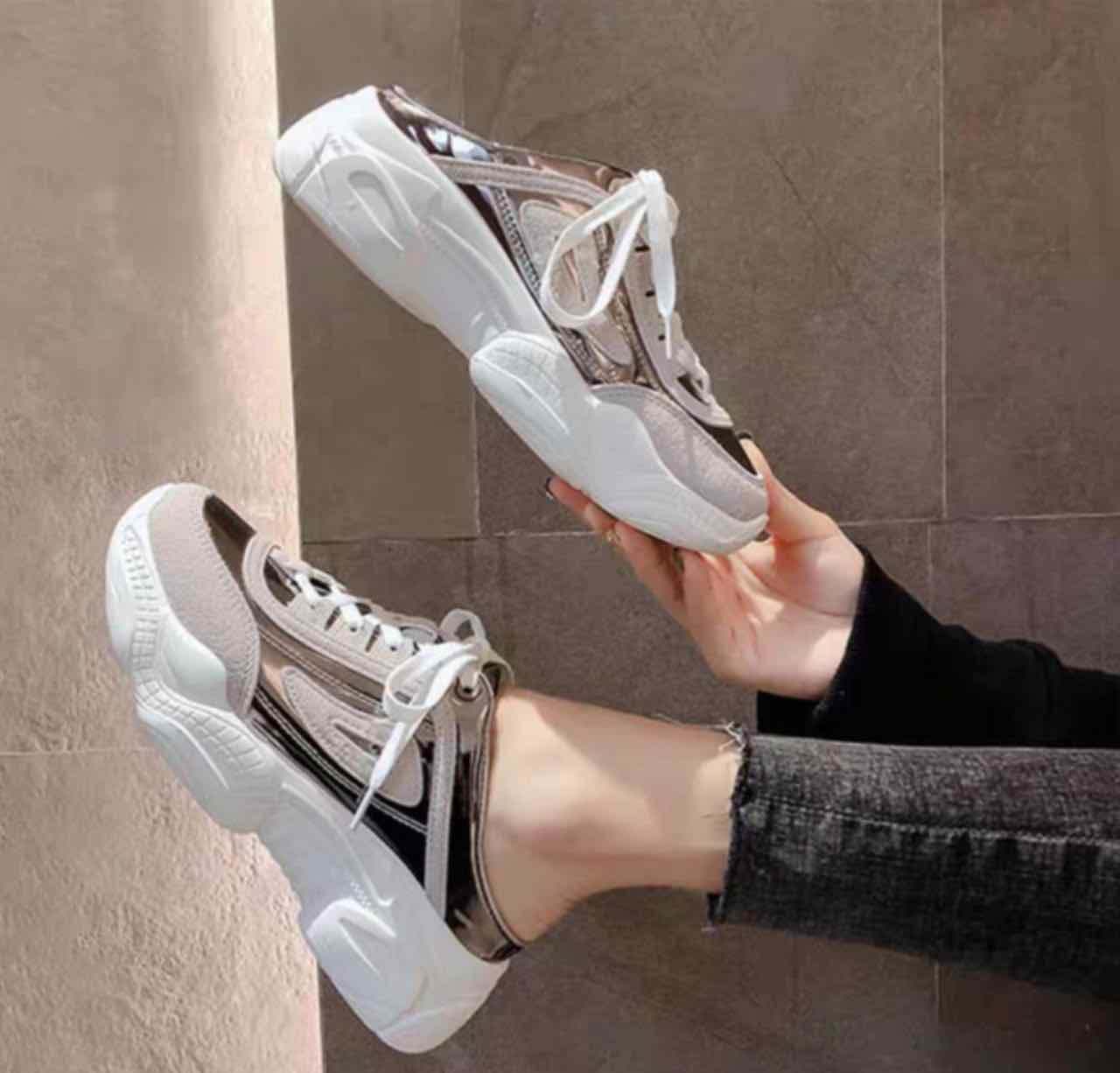 Giày sục dáng thể thao phong cách mới