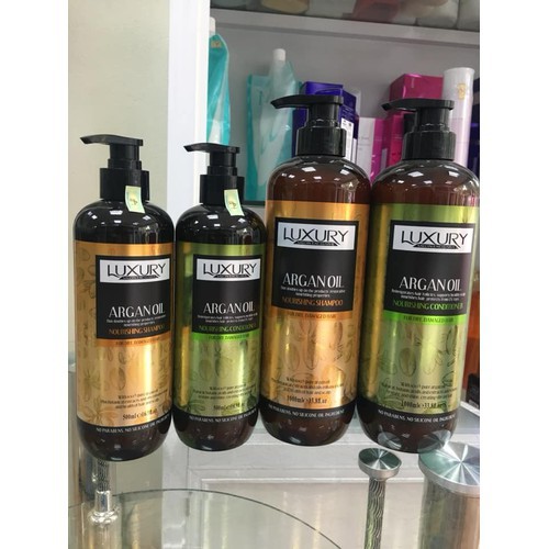 Bộ dầu gội xả luxury tinh chất argan oil