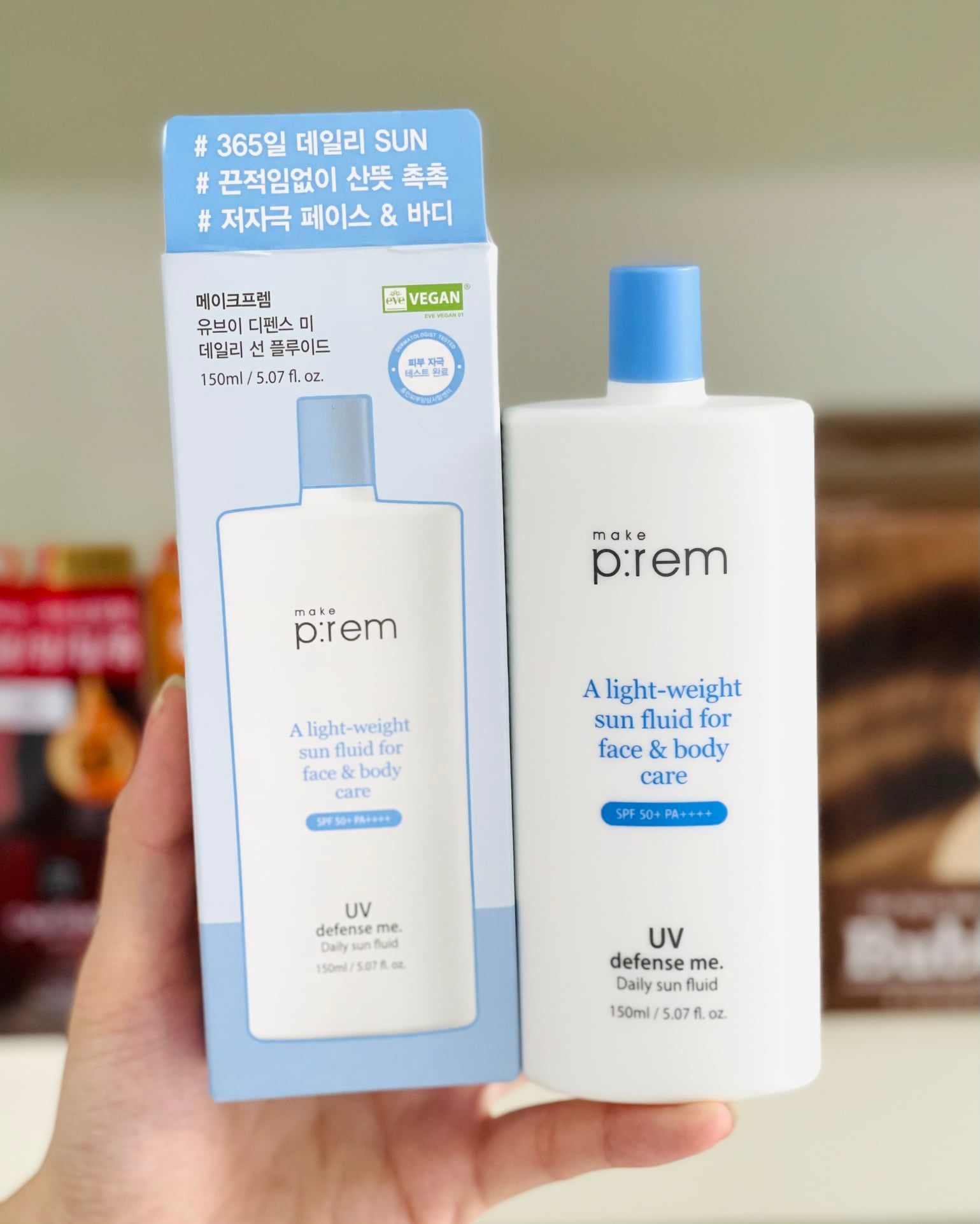 Kem Chống Nắng Make Prem Cho Mặt Và Body 150ML