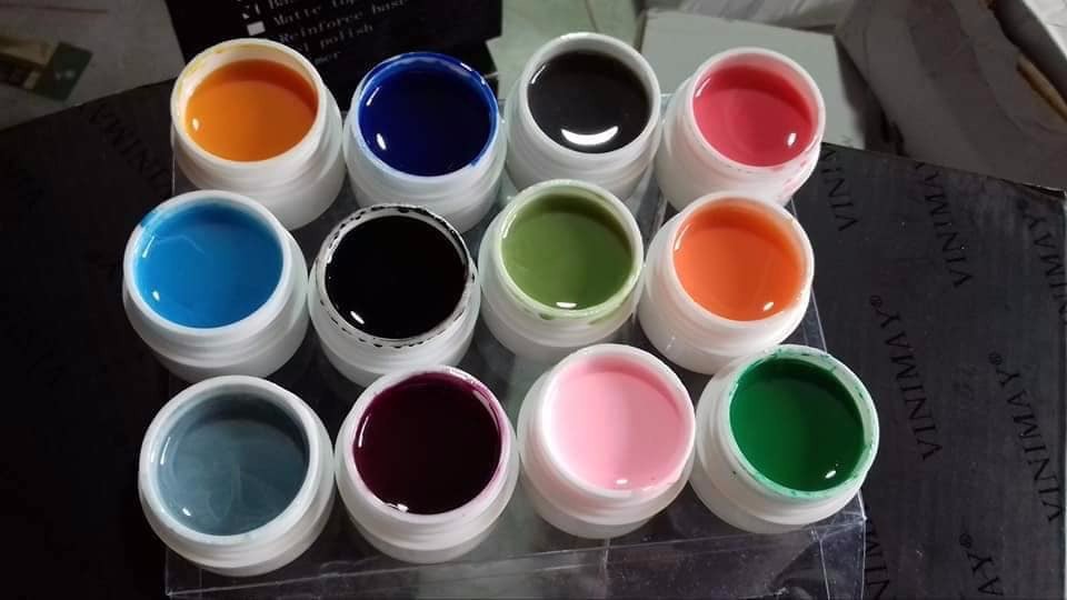[HCM]Set Gel vẽ 12 màu  - GEL VE 12