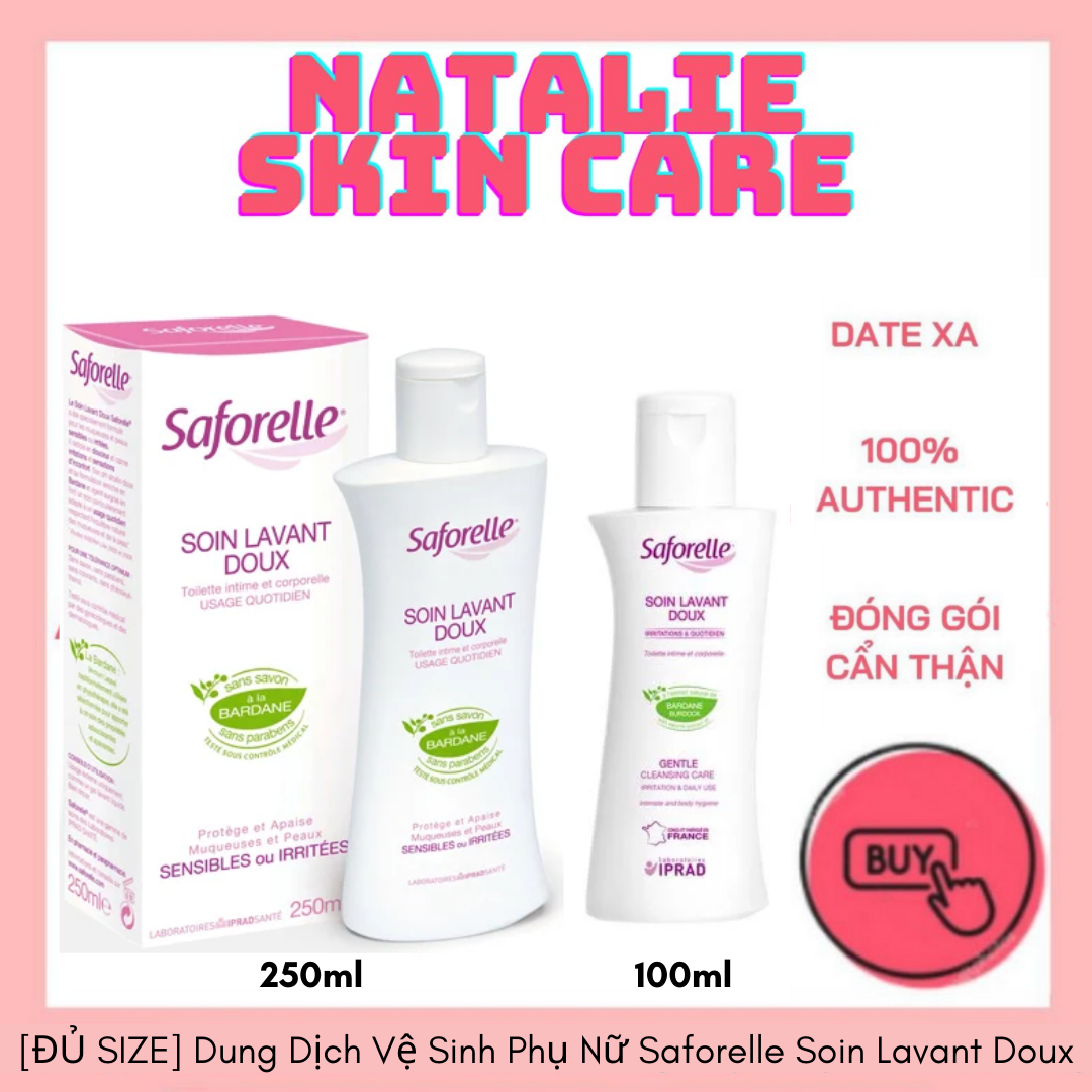 [ĐỦ SIZE] Dung Dịch Vệ Sinh Phụ Nữ Saforelle Soin Lavant Doux