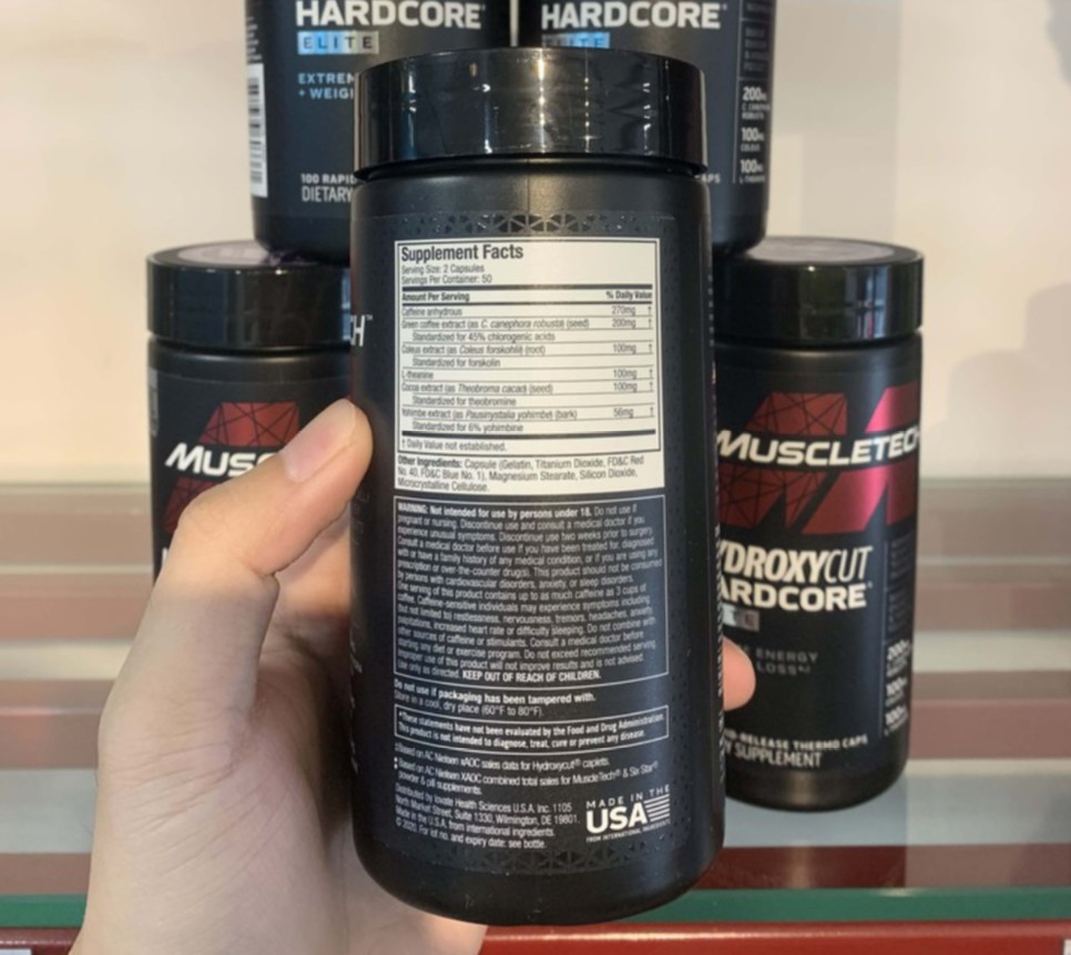 HYDROXYCUT ELITE - FAT BURNING SUPPORT DIETARY SUPPLEMENT
