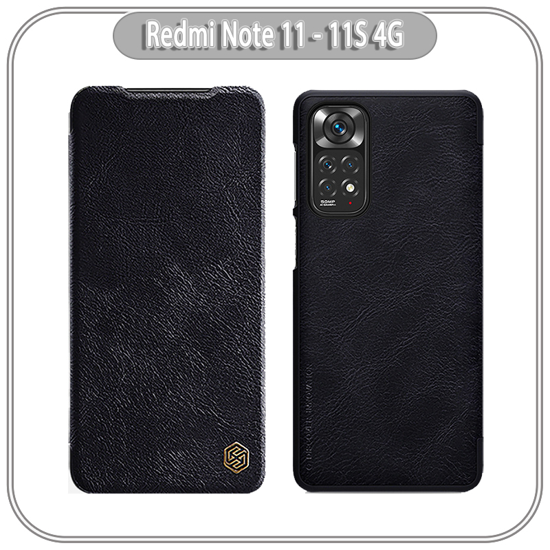 Bao da cho Xiaomi Redmi Note 11 - 11S 4G Nillkin Qin