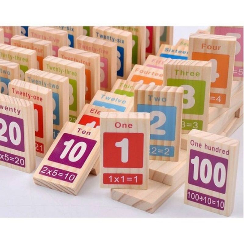 Đồ Chơi Domino 100 số học toán