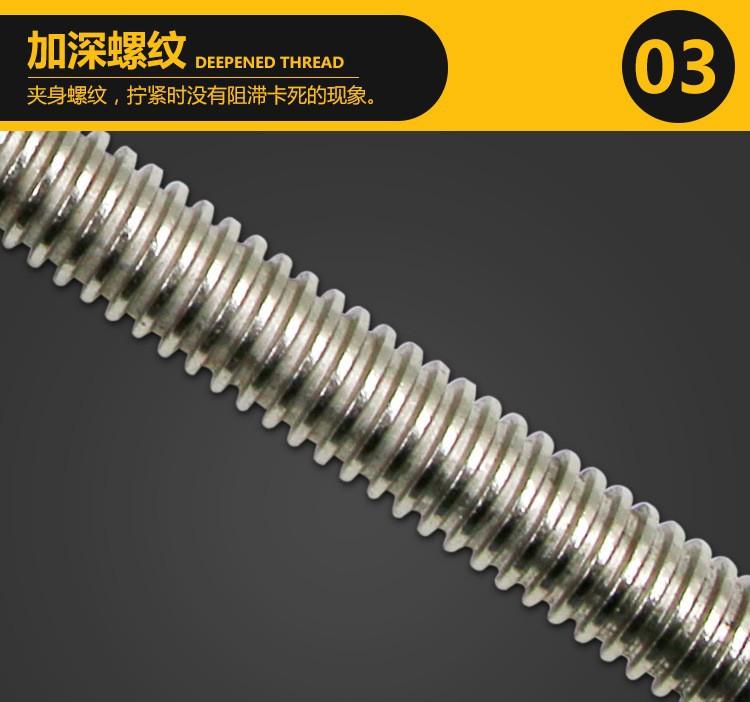 Kẹp cố định lỗ khoan chéo.