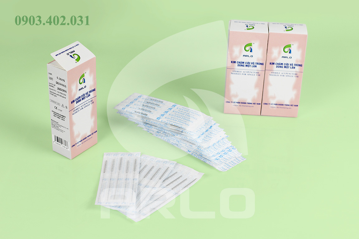 Kim châm cứu Arlo vô trùng dùng 1 lần
