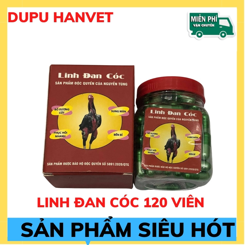 [ LINH ĐAN CÓC NUÔI GÀ ĐÁ 120 VIÊN ] nuôi gà đá dành cho tất cả các loại gà.