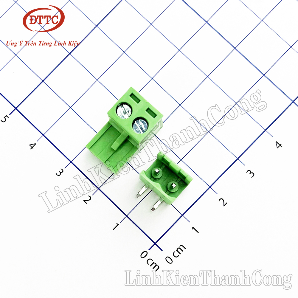 Cầu đấu terminal 2edg5.08-4p 5.08mm xanh cong 2p, 3p, 4p, 5p, 6p, 7p, 8p, 9p,10p