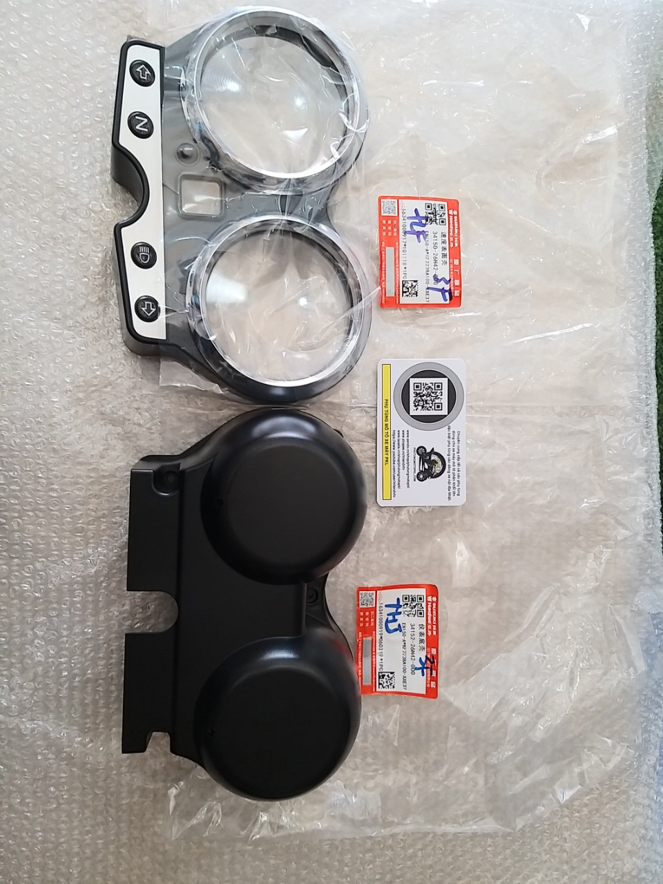 Cụm vỏ Đồng hồ Suzuki EN125-3A / 3F EN150-A Full báo xăng, báo nhiên liệu, tốc độ, số ...Chính hãng Suzuki