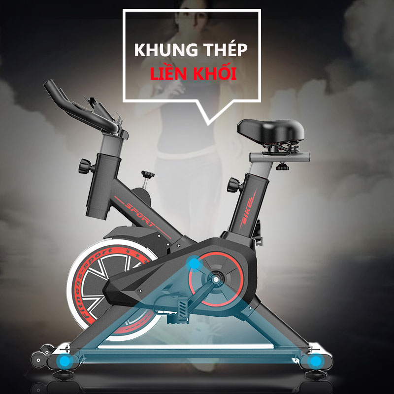 Xe đạp tập thể dục Air bike thiết kế hoàn toàn mới ,Xe đạp tập gym tại nhà dụng cụ tập gym đạp xe tại nhà yên tĩnh tiện lợi nhỏ gọn Tops Market