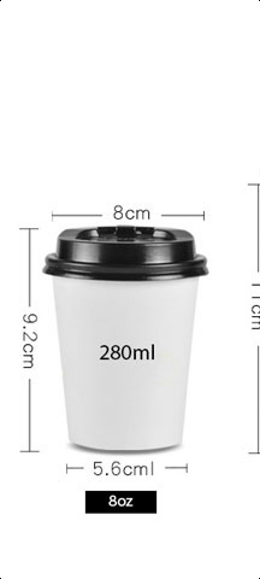 Ly giấy 9oz - 270ml mẫu Brown Coffee, Set 100-300 cái