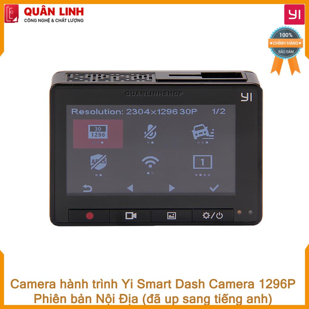 Camera hành trình YI Smart Dash Camera 1296p (có tiếng anh)