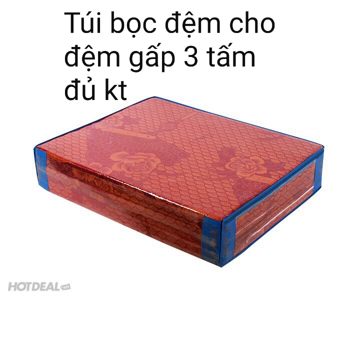 TÚI ĐỰNG ĐỆM  VỎ BỌC CẤT ĐỆM CHO ĐỆM 3 TẤM