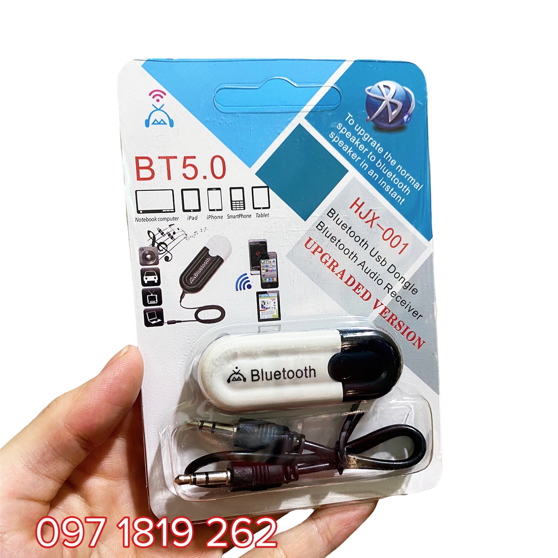 Usb Bluetooth Dongle HJX-001 - Biến loa thường thành loa Bluetooth
