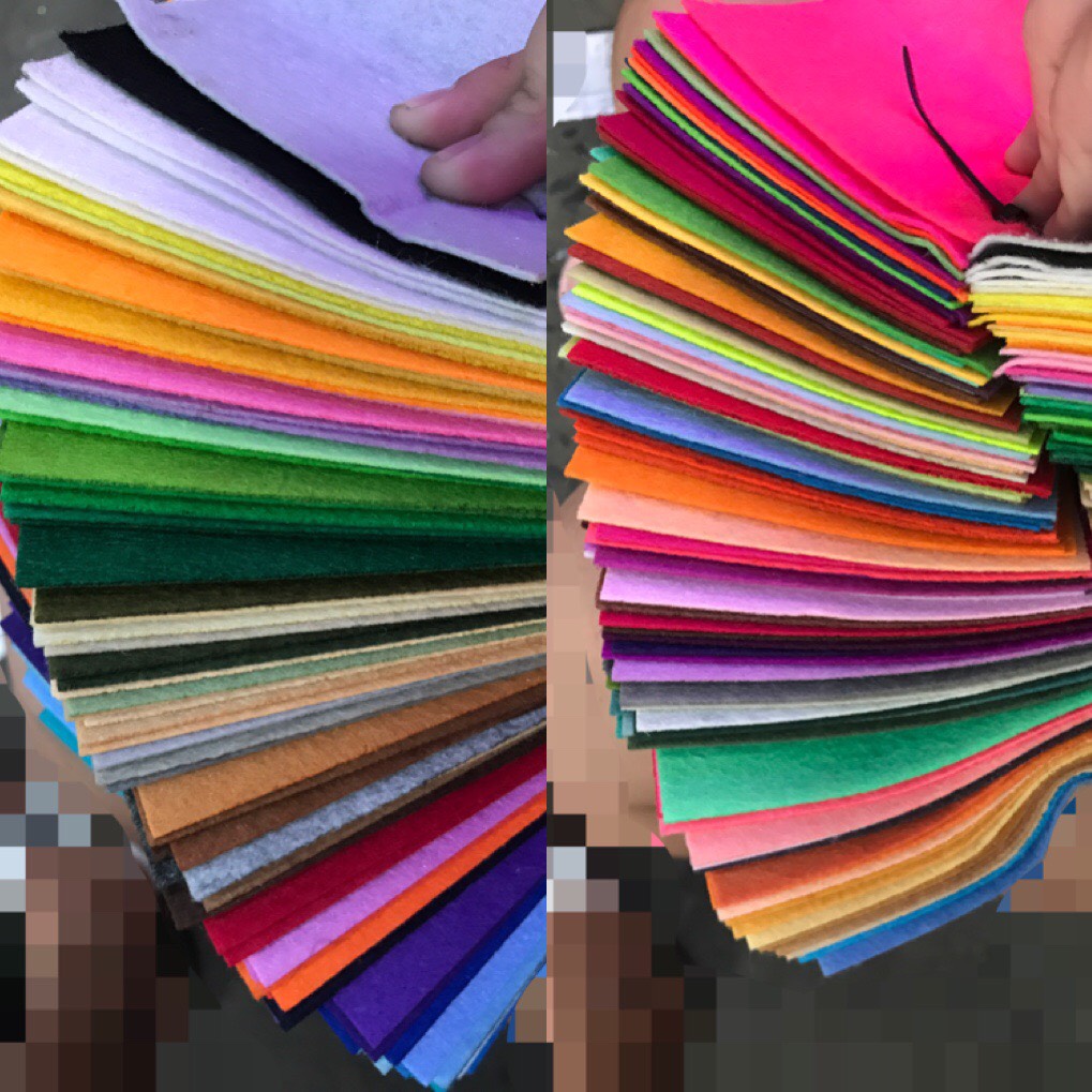 vải nỉ cứng , vải dạ ( 1 tấm khổ 90cm x 90cm )