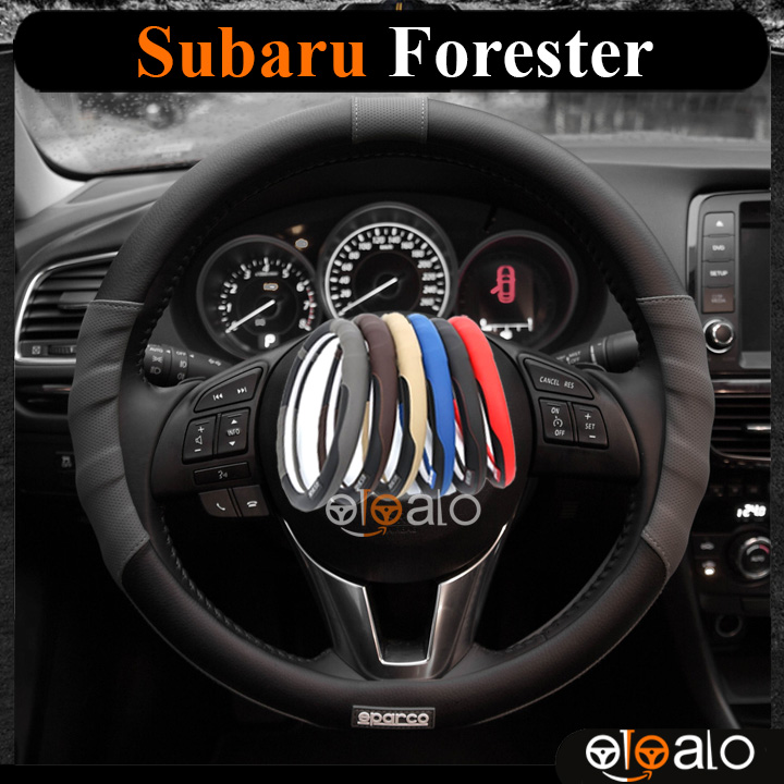 Bọc vô lăng sparco subaru forester da pu cao cấp - otoalo