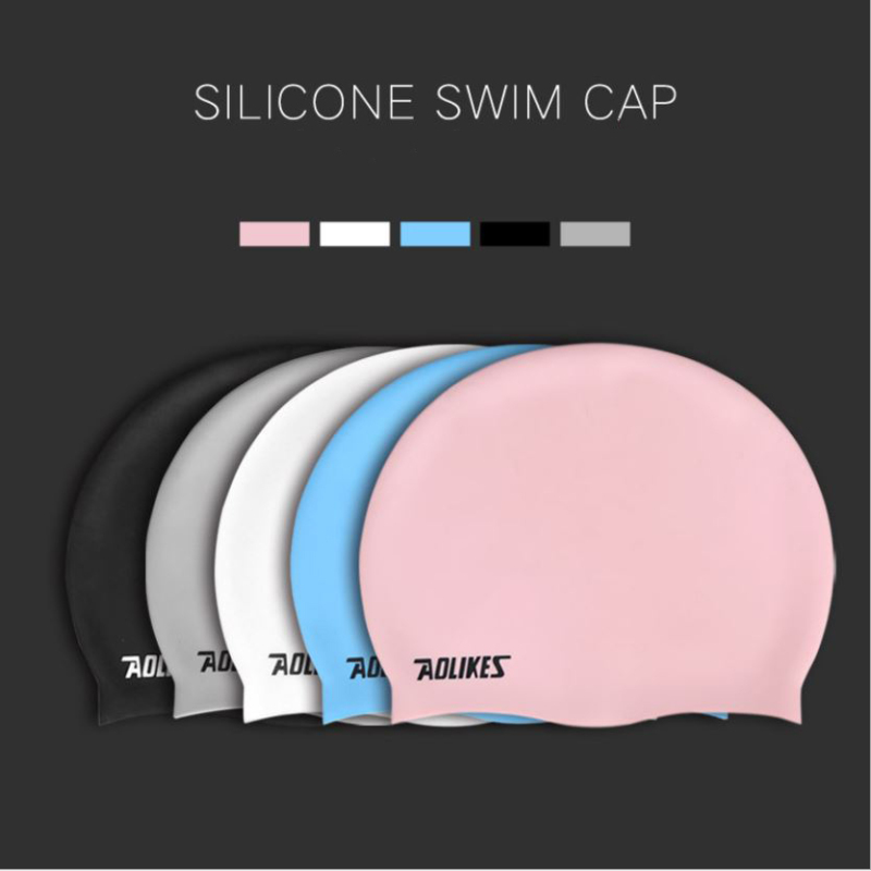 [HCM]Mũ Bơi Nón Bơi Mũ Bơi Người Lớn Nam Nữ Trùm Tao Silicon Chống Nước Cao Cấp Chính Hãng Aolikes AL5010 Nhiều Màu