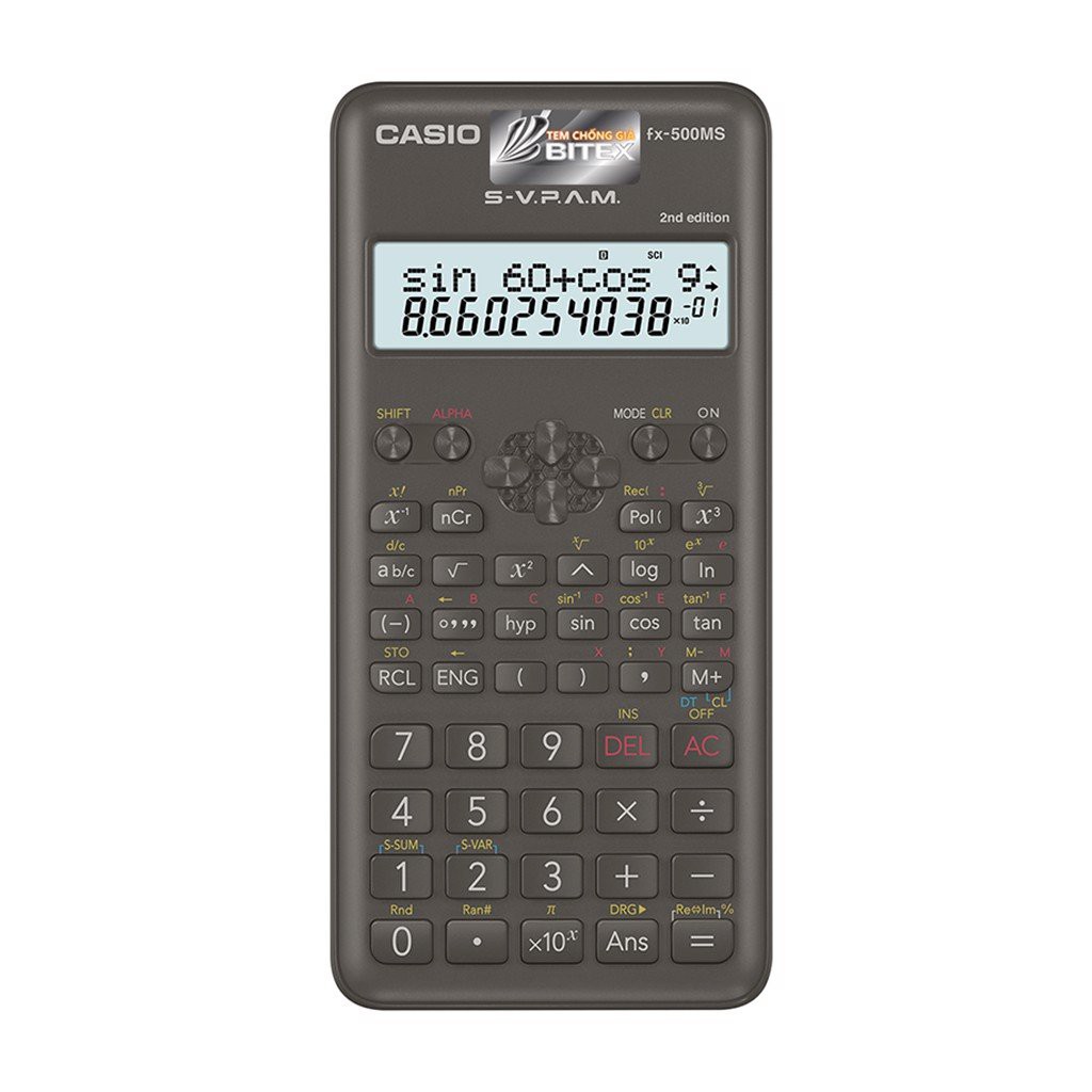 Máy tính Casio fx-500MS - 2nd Edition