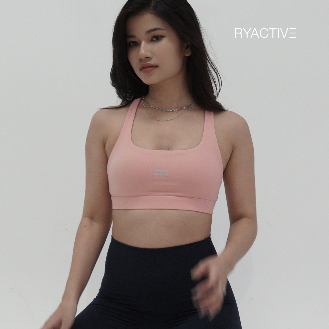Áo ngực thể thao RYACTIVE - COOL SPORTBRA Candy Pink
