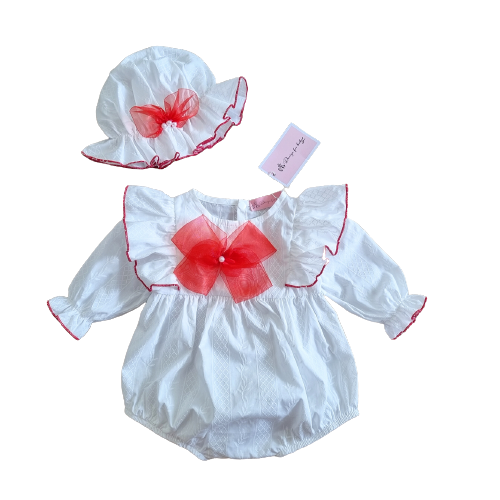 [HCM]BODY HANDMADE NƠ VON LỤA  HỌA TIẾT MÀU ĐỎ CỰC SANG