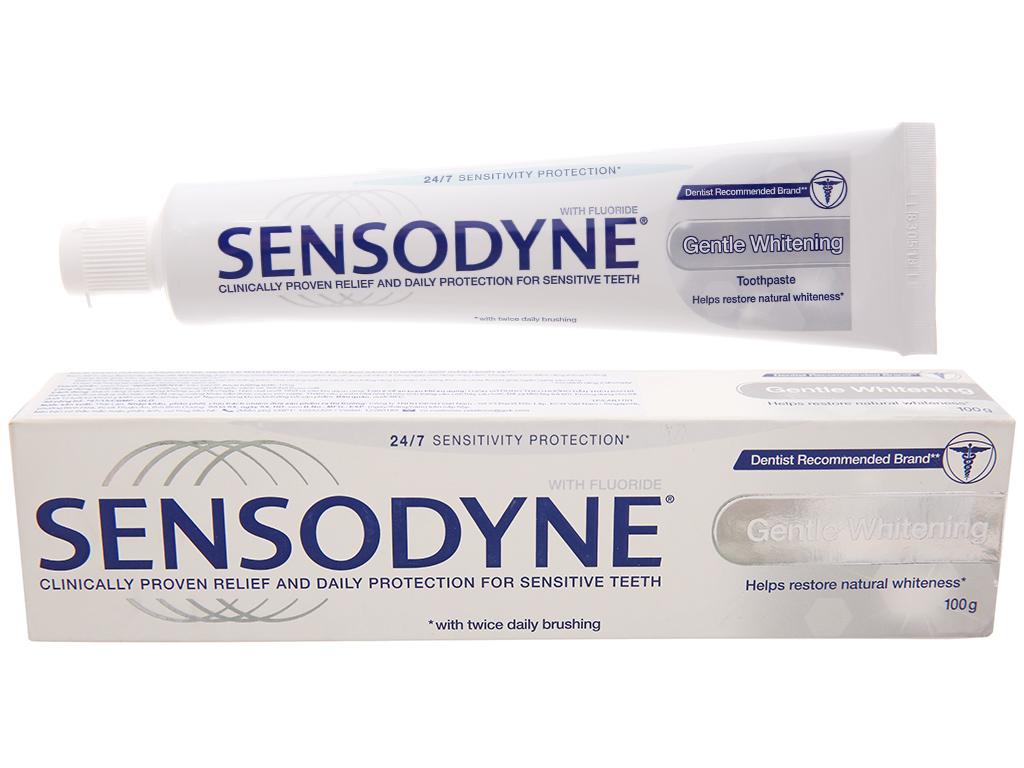 Kem Đánh Răng Chống Ê Buốt Sensodyne Gentle Whitening 100g Thái Lan