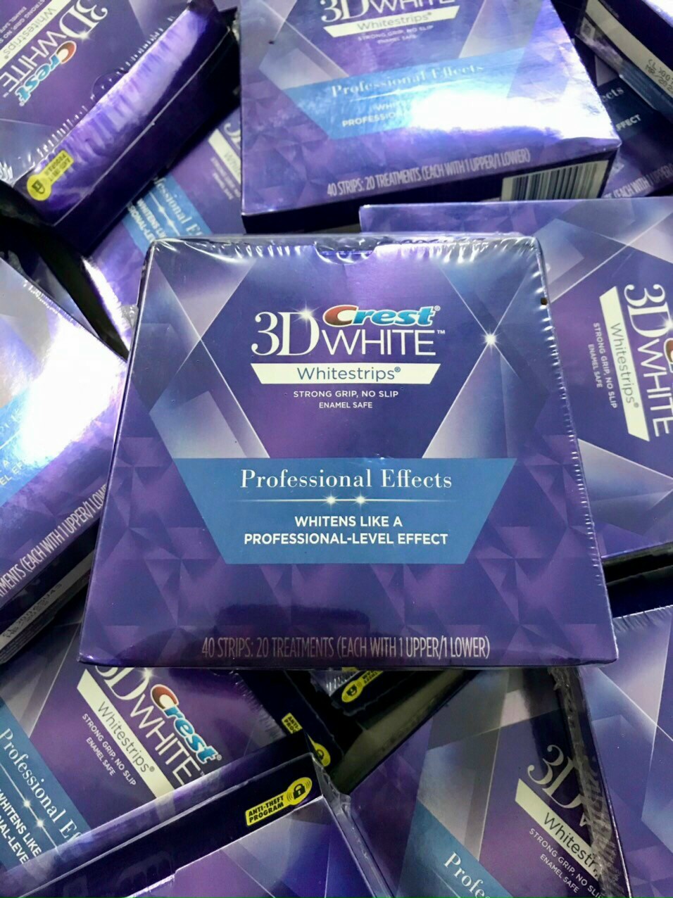 Miếng dán trắng răng Crest 3D White Professional Effects liệu trình 7 ngày