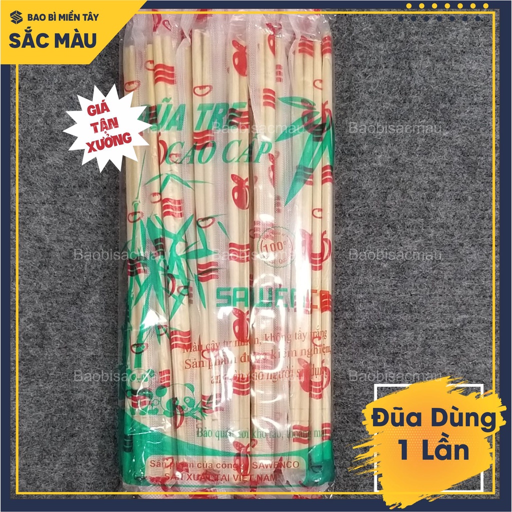 Combo 5 bịch đũa tre dùng 1 lần tiện lợi ( 1 bịch khoảng 30 đôi)