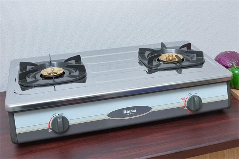 [HCM]Bếp gas đôi Rinnai RV-870SSB(M) (Bạc)