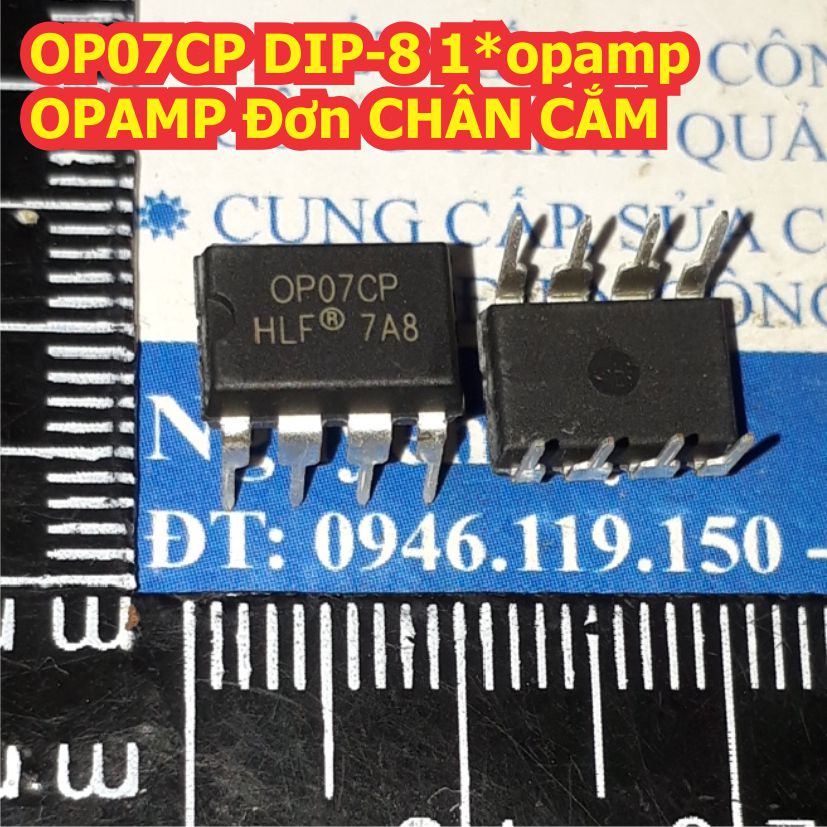 10 con op07cp op07 dip-8 1*opamp opamp đơn chân cắm kde1219