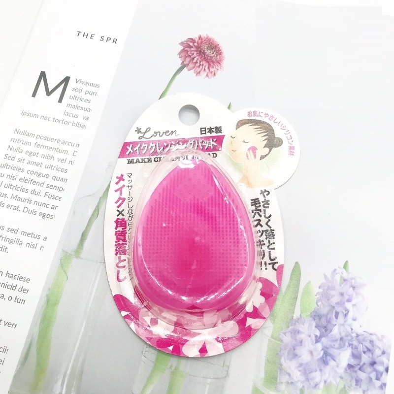 Miếng Rửa Mặt Silicon Loven Make Cleansing Pad Nhật Bản