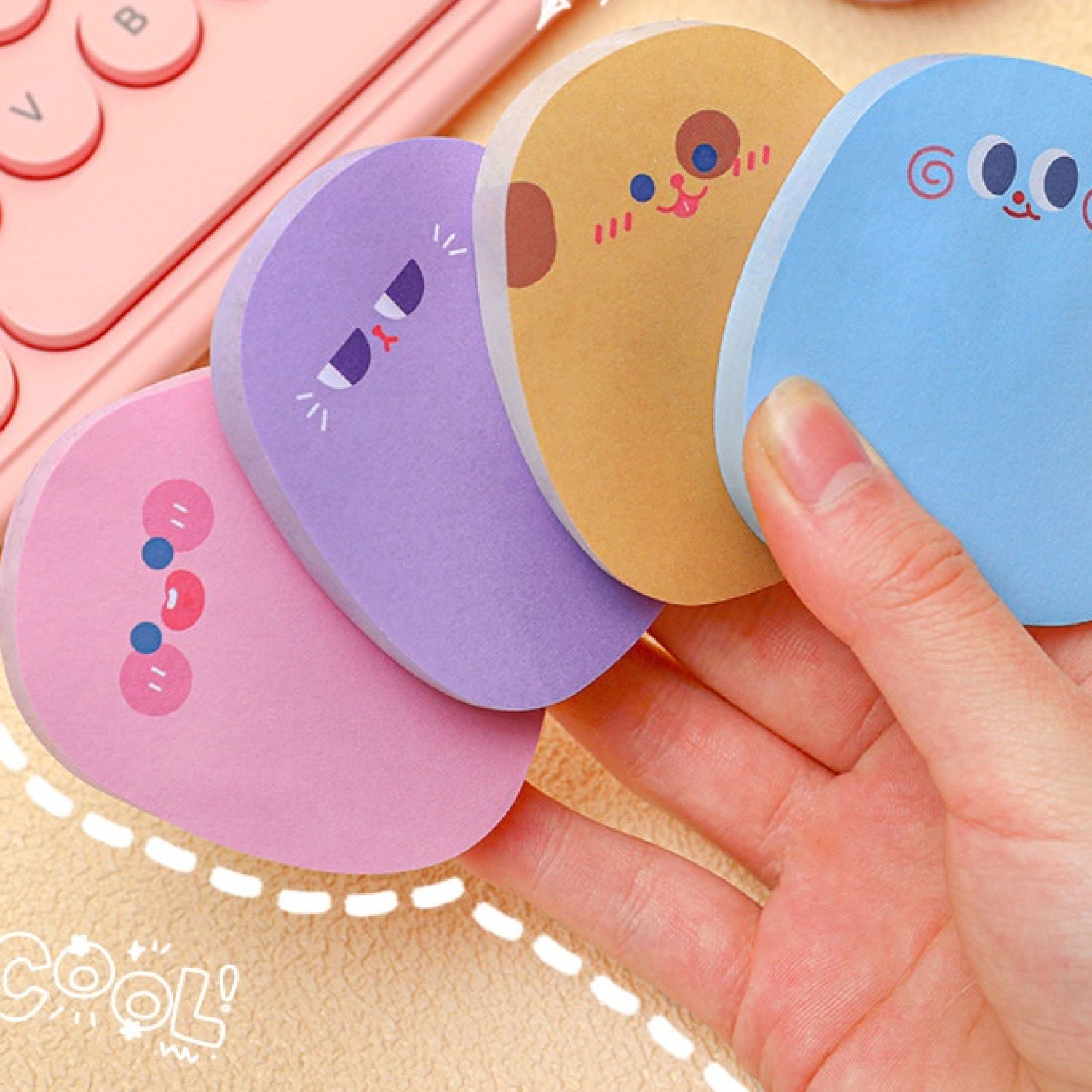 Set 60 tờ giấy note hoạt hình bỏ túi dễ thương