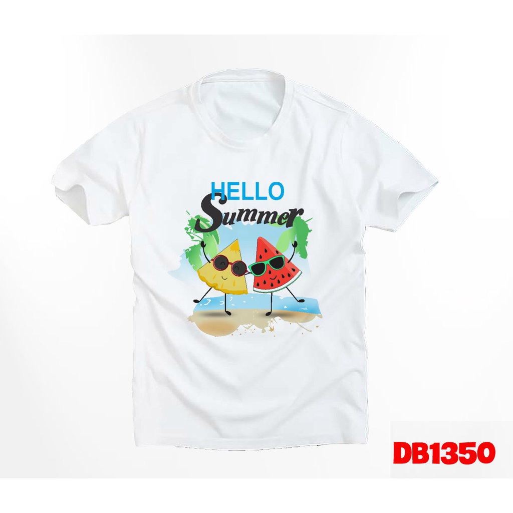 áo thun nhóm phượt in hello summer -- [ Giá niêm yết là giá của 1 áo]