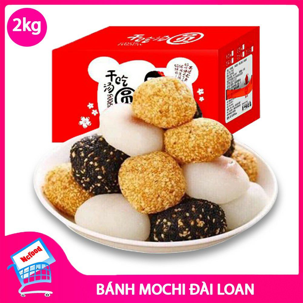 Thùng 2kg bánh mochi mix vị