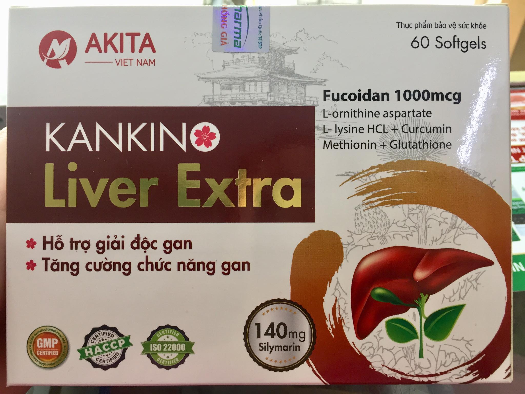 Giải độc gan Liver Extra hộp 60 viên