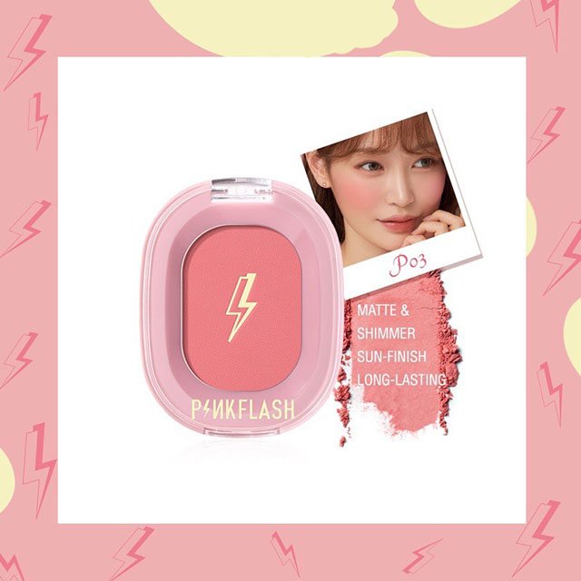 [GIẢM 5% ĐƠN 129K]Phấn Má Hồng PINKFLASH PF-F01