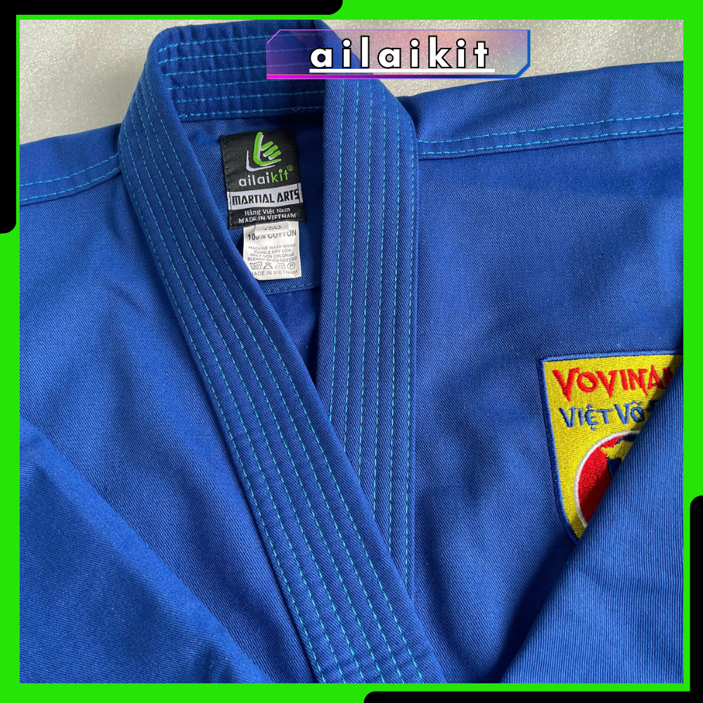 VÕ PHỤC VOVINAM COTTON | Đồ võ vovinam 100% cotton cao cấp siêu dày, hàng xuất khẩu dành Cho HLV, võ sư vovinam