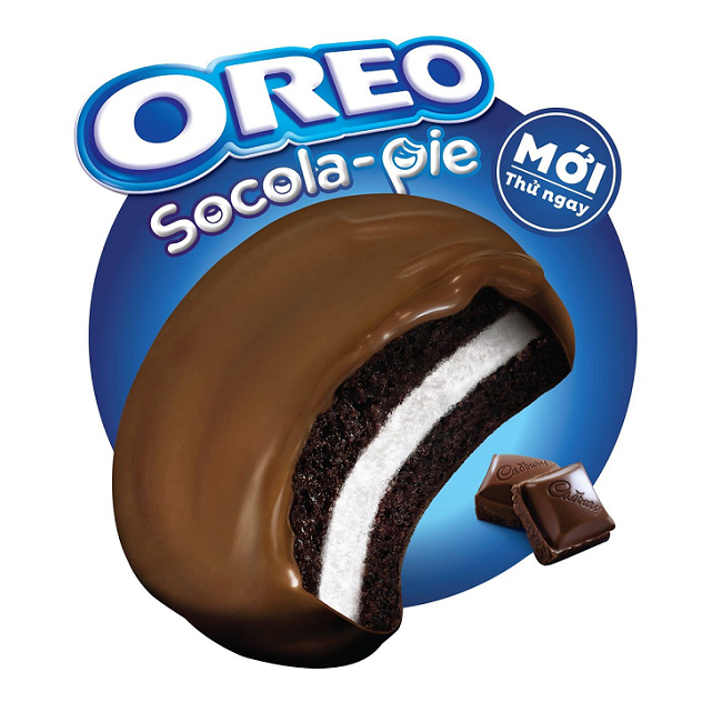 Bánh Oreo Socola-Pie Cadbury mới (hộp 12c)