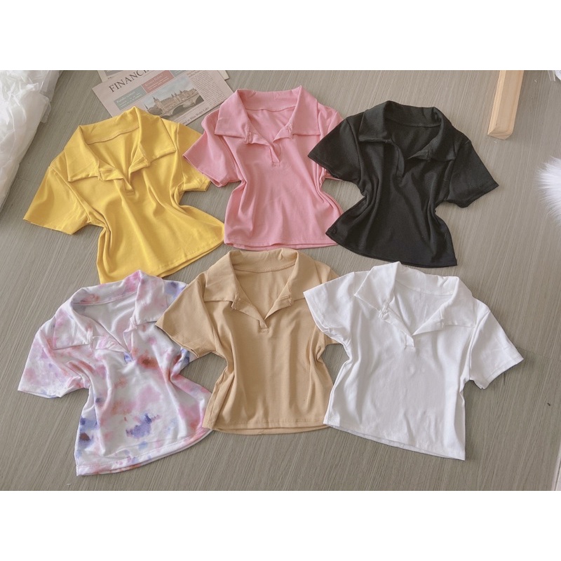 ÁO CỔ TRỤ CROPTOP YÊU 23