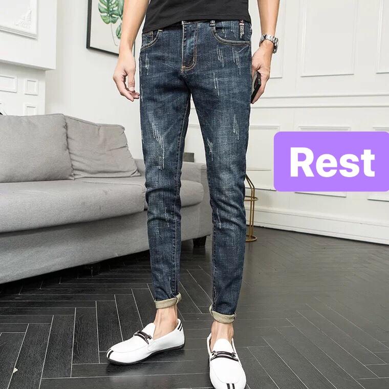 QUẦN JEAN NAM CHẤT BÒ CAO CẤP XANH RÊU TRƠN SIÊU SANG EV-17 EVEREST FASHION
