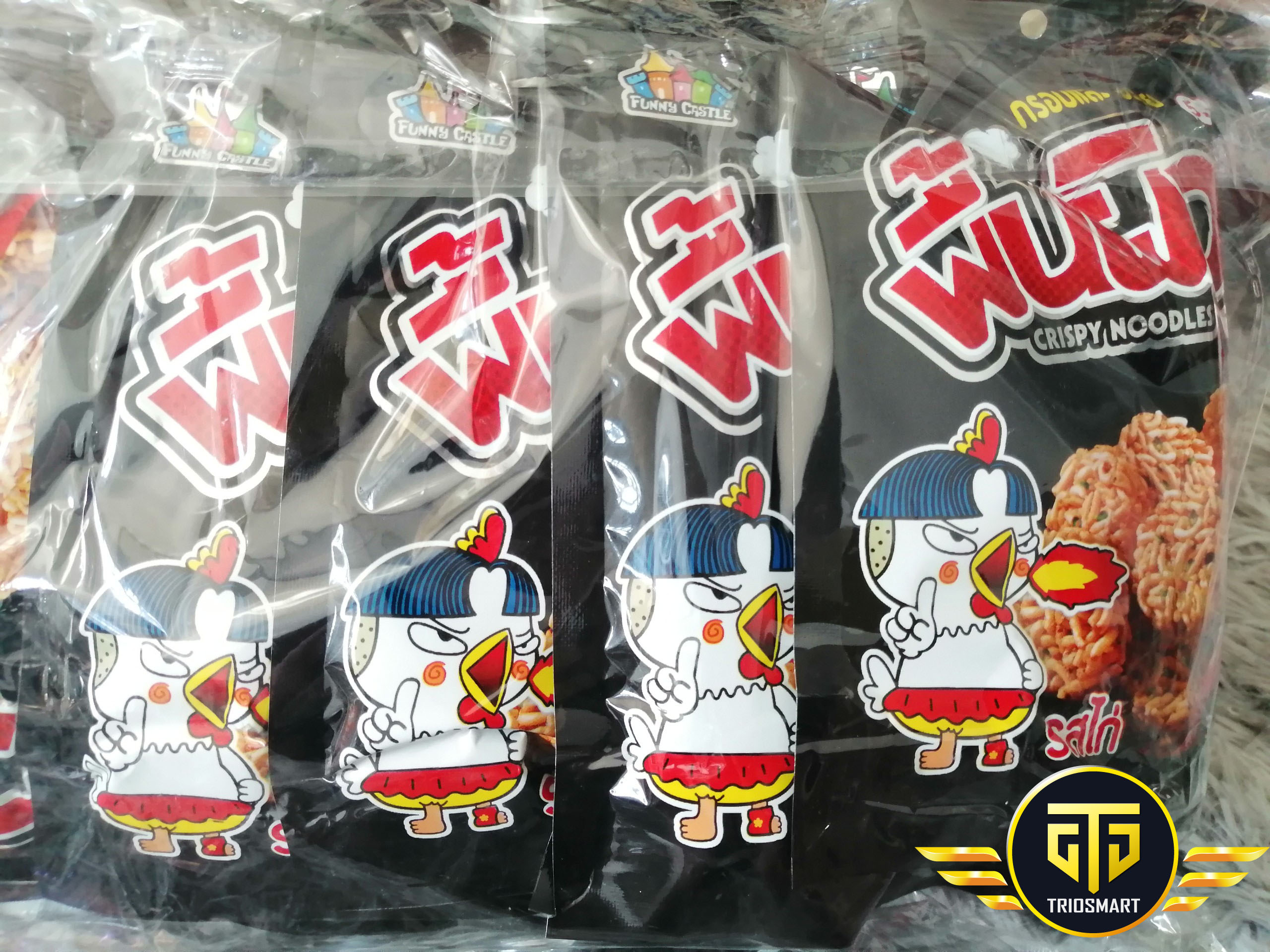 [SIÊU RẺ]  COMBO 12 GÓI SNACK MỲ TÔM GÀ CAY THÁI LAN 38G