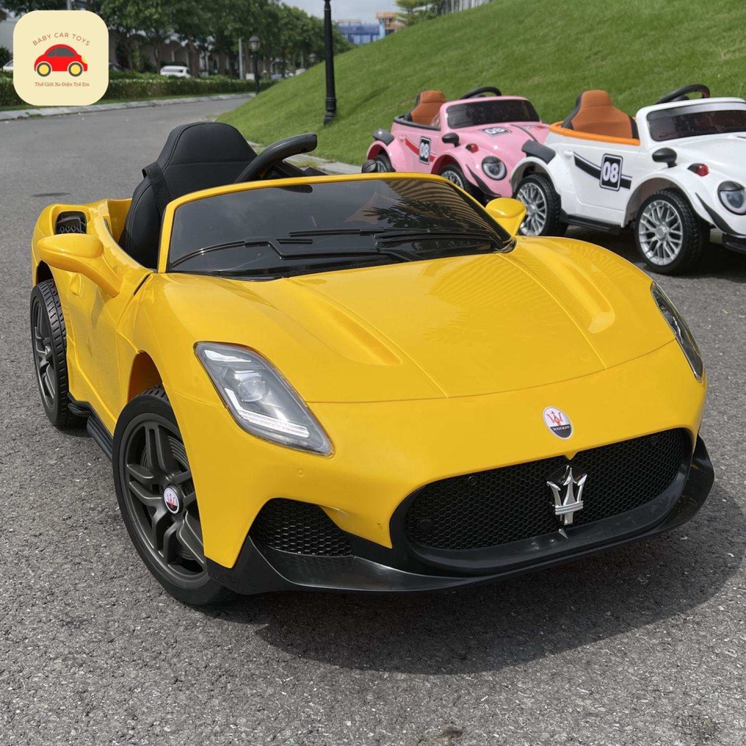 Xe ô tô điện trẻ em - Siêu Xe Maseratti MC20 Bản Quyền . 4 động cơ