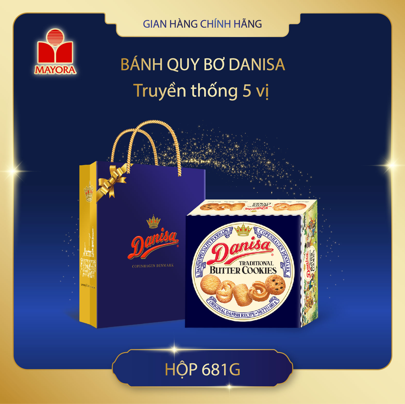 Combo 2 Danisa 681g  & Danisa Gold phiên bản giới hạn 792g
