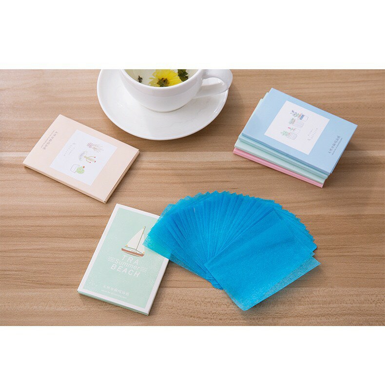 Giấy thấm dầu hộp 50 miếng
