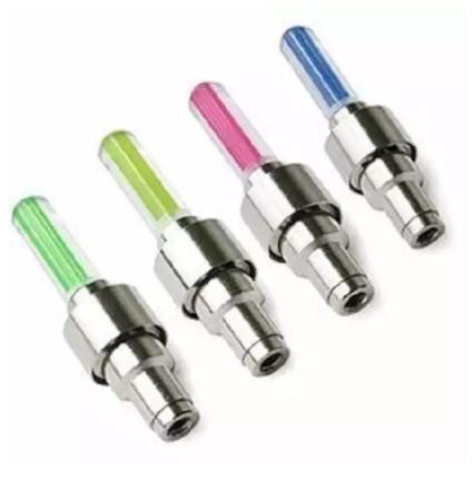 [HCM]Bộ 2 Đèn LED gắn van đổi màu cho xe đạpxe máy TI131 (Xanh lá)