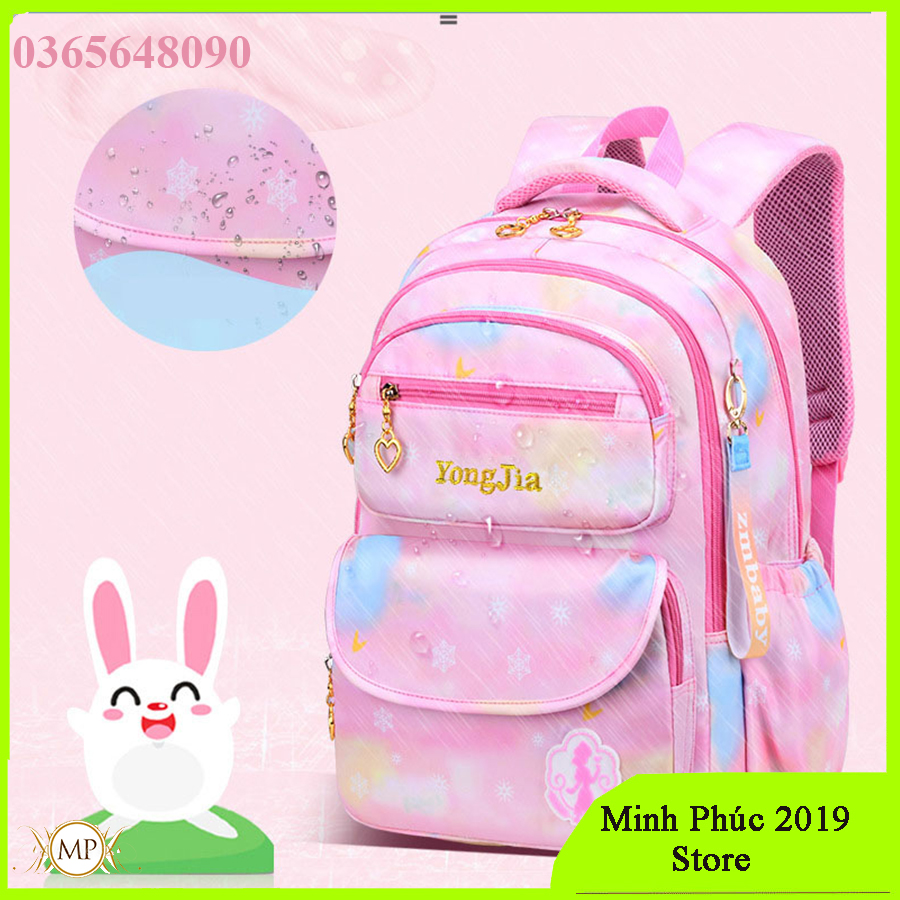 [MẪU HOTTREND 2022] Balo cho bé gái đi học màu loang phong cách Hàn Quốc cho bé lớp 3 đến lớp 9- Ba lô cho học sinh cấp 1, cấp 2 chất đẹp nhiều ngăn, ba lô túi sách trung học